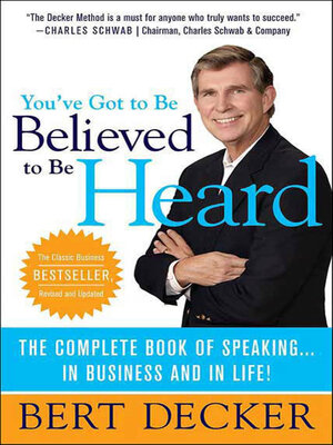 cover image of You've Got to Be Believed to Be Heard